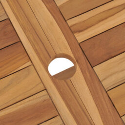 Vidaxl Folding Garden Table 120X70X75 Cm Solid Teak Wood - thumbnail 6