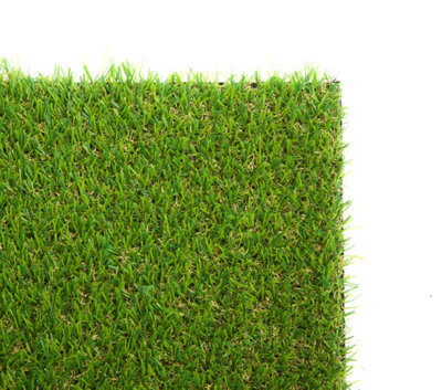 Best Artificial 20mm Grass 2Mx4M (6.5Ft X 13.1Ft) - 8M² Child & Pet Friendly Easy Install Turf Roll Uv Stable Artificial Lawn - image 1
