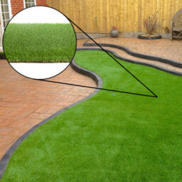 Best Artificial 20mm Grass 2Mx4M (6.5Ft X 13.1Ft) - 8M² Child & Pet Friendly Easy Install Turf Roll Uv Stable Artificial Lawn - thumbnail 2