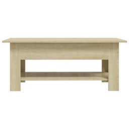 Berkfield Modern Coffee Table Sonoma Oak 102X55X42 Cm Engineered Wood - thumbnail 3
