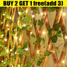 50 Led Solar Ivy String Lights Outdoor - Set Of 2 - thumbnail 2