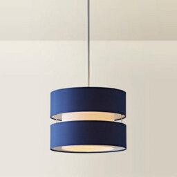 Valuelights Sophia Small Navy 2 Tier Ceiling Light Shade And Bulb (D)26Cm - thumbnail 4