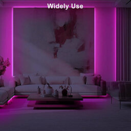 Brightex LED Brightex 5M Cob Led Strip Light 220V Flexible Super Bright Pink Led Tape With Connector For Indoor & Outdoor Lighting - thumbnail 4