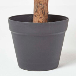 Homescapes Artificial Peach Handcrafted Peony Tree In Black Pot, 100 Cm - thumbnail 4
