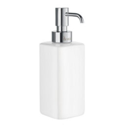 Smedbo Porcelain Freestanding 350Ml Soap Dispenser With Chrome Pump