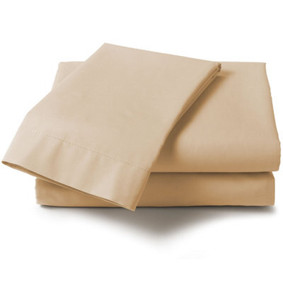 Percale Natural Pack Of Two Envelope End 180 Thread Count Pillowcases