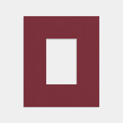 "Ak Frames Burgundy 12X10"" Picture Mount To Fit 6X4"" Aperture Size - Mount Board Only (No Frame Included)" - image 1