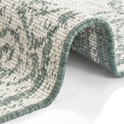 The Rugs Cebu Reversible Indoor Outdoor Rug Polypropylene Flatweave Durable In Green - thumbnail 2
