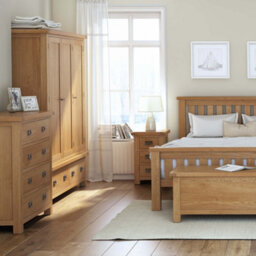 Zelah Oak 2 Over 3 Chest Of Drawers Fully Assembled - By Roseland Furniture - thumbnail 6