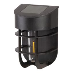 Black Solar-Powered Integrated Led Outdoor Wall Light, Pack Of 2 - thumbnail 4