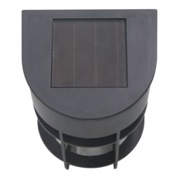 Black Solar-Powered Integrated Led Outdoor Wall Light, Pack Of 2 - thumbnail 8