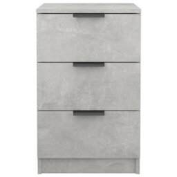 Berkfield Bedside Cabinet Concrete Grey 40X36X65 Cm - thumbnail 6