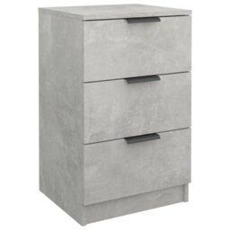 Berkfield Bedside Cabinet Concrete Grey 40X36X65 Cm - thumbnail 2