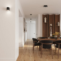Luminosa Lighting Luminosa Aura Surface Mounted Downlight Black 1X Gx53 - thumbnail 9