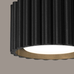 Luminosa Lighting Luminosa Aura Surface Mounted Downlight Black 1X Gx53 - thumbnail 4
