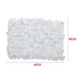 Living And Home White Handcrafted Silk Background Flower Panel Wall Decoration 600 X 400 mm - thumbnail 5