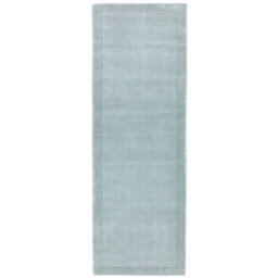 Handmade Rug, Wool Rug For Bedroom, & Living Room, Easy To Clean Plain Rug, 9mm Thick Duck Egg Wool Rug-80Cm X 150Cm - thumbnail 4