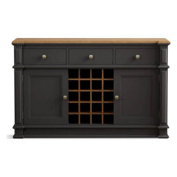 Furniture 48 Bewley Oak And Charcoal Grey Painted Large Sideboard - thumbnail 1