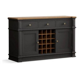 Furniture 48 Bewley Oak And Charcoal Grey Painted Large Sideboard - thumbnail 2