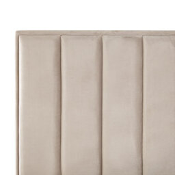 Beliani Ottoman Bed Velvet Sezanne 160 X 200 Cm (Eu King Size) Taupe - thumbnail 8