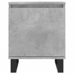 Berkfield Bedside Cabinets 2 Pcs Concrete Grey 40X30X50 Cm Engineered Wood - thumbnail 5
