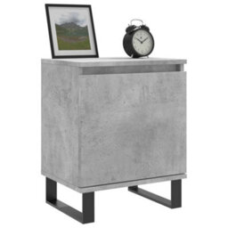 Berkfield Bedside Cabinets 2 Pcs Concrete Grey 40X30X50 Cm Engineered Wood - thumbnail 3