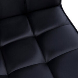 Homcom Mid Back Home Office Chair Swivel Computer Chair With Armrests, Black - thumbnail 7