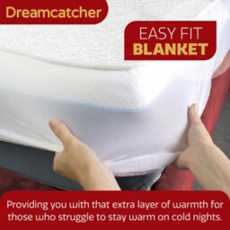 Dreamcatcher King Size Electric Blanket Dual Control Fitted Sherpa  Fleece Heated Bed Underblanket 203 X 152Cm 3 Heat Settings - thumbnail 3