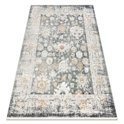 RugsX Distin 0835A Grey / Light Grey / White Modern Carpet - Ornament, Frame  140X190 Cm - image 1