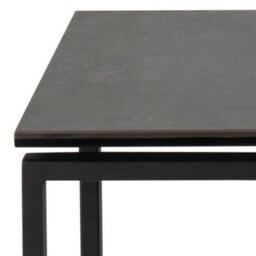 Wyld Haus Frederikssund Set Of 3 Black Ceramic Nesting Coffee Tables - thumbnail 6