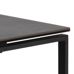 Wyld Haus Frederikssund Set Of 3 Black Ceramic Nesting Coffee Tables - thumbnail 4