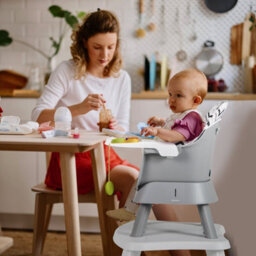 Costway 6-In-1 Baby High Chair Infant Feeding Chair Kids Stool W/removable Tray & Cushion - thumbnail 3