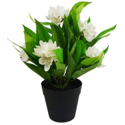 Leaf 3X 18Cm Artificial Freesia Plants Pink, White, Blue Flowering - thumbnail 6