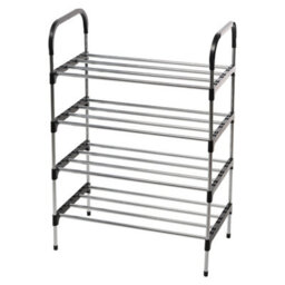 Living And Home 4 Tiers Shoe Rack Shoe Storage Organizer Space Saving Storage Shelf - thumbnail 5