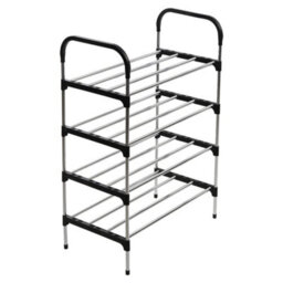 Living And Home 4 Tiers Shoe Rack Shoe Storage Organizer Space Saving Storage Shelf - thumbnail 6