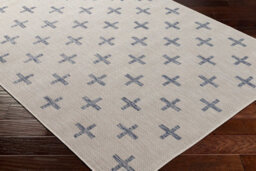 Livabliss Tuareg-Global Ivory Blue Graphic In- & Outdoor Rug 200 X 275 Cm Easy Care, Non Shedding - thumbnail 6