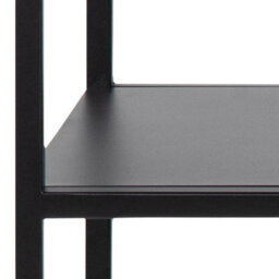 Furniture To Go Newcastle Console Table With Open Shelf In Matt Black - thumbnail 9