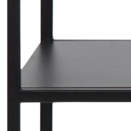 Furniture To Go Newcastle Console Table With Open Shelf In Matt Black - thumbnail 8