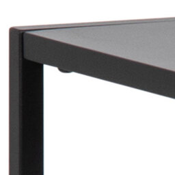Furniture To Go Newcastle Console Table With Open Shelf In Matt Black - thumbnail 7