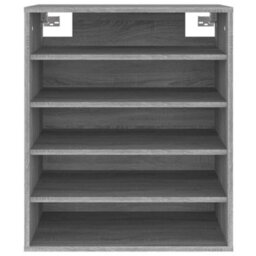 Berkfield Shoe Cabinet Grey Sonoma 60X35X70 Cm Engineered Wood - thumbnail 6