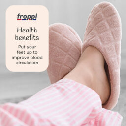 Froppi Premium 47L Storage Footstool, Storm Grey Velvet Upholstered Ottoman Stool, Square Ottoman Footrest Stool L45 W45 H41 Cm - thumbnail 9