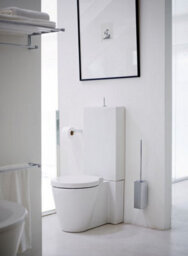 Cosmic Toilet Roll Holder, Silver Gloss, Wall-Mounted, 8 Cm. Collection Metric - thumbnail 3