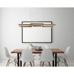 Luminosa Lighting Luminosa Illa Pendant Ceiling Light Matt Black 3X Led 3000K - thumbnail 7