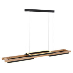 Luminosa Lighting Luminosa Illa Pendant Ceiling Light Matt Black 3X Led 3000K - thumbnail 5