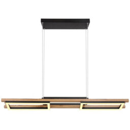 Luminosa Lighting Luminosa Illa Pendant Ceiling Light Matt Black 3X Led 3000K - thumbnail 3