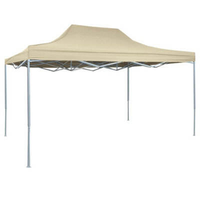 Berkfield Professional Folding Party Tent 3X4 M Steel Cream - image 1