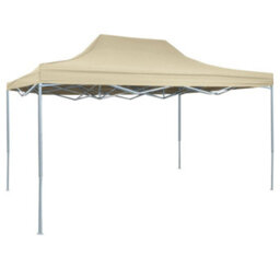 Berkfield Professional Folding Party Tent 3X4 M Steel Cream - thumbnail 1
