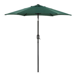 Vonhaus Parasol 2M, Garden Umbrella, Sun Shade Canopy With Hand Crank, Tilt Function, Uv30+ Protection, Air Vent, Steel Frame - thumbnail 1