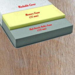 "Cool Plus 6"" (15Cm) Medium Firm Memory Foam Mattress (Small Single - 75Cm (2'6"") X 190Cm (6'3"")" - thumbnail 4