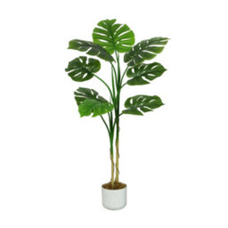 MCC Direct Artificial Plant Monstera Tree Indoor House Plant 120 Cm - thumbnail 6